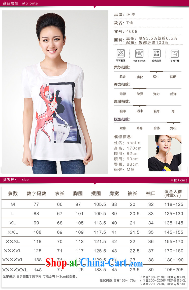 Slim, Mr Big, female 2014 summer new thick mm stylish personalized cotton animal loose T pension 4608 black XXXXL pictures, price, brand platters! Elections are good character, the national distribution, so why buy now enjoy more preferential! Health