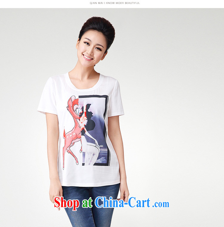 Slim, Mr Big, female 2014 summer new thick mm stylish personalized cotton animal loose T pension 4608 black XXXXL pictures, price, brand platters! Elections are good character, the national distribution, so why buy now enjoy more preferential! Health
