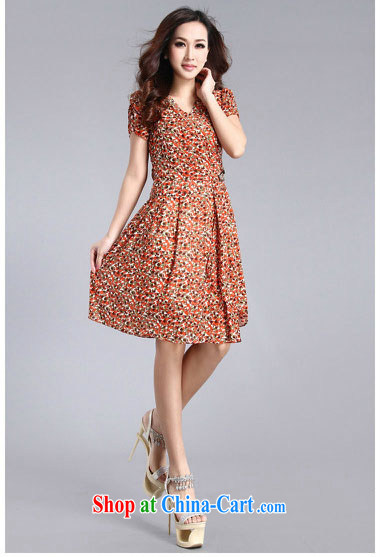 Lehman, lymalon, thick, thin. Summer 2015 new Korean version the code female V collar floral beauty short-sleeved dresses 6802 Orchid 3 XL pictures, price, brand platters! Elections are good character, the national distribution, so why buy now enjoy more preferential! Health