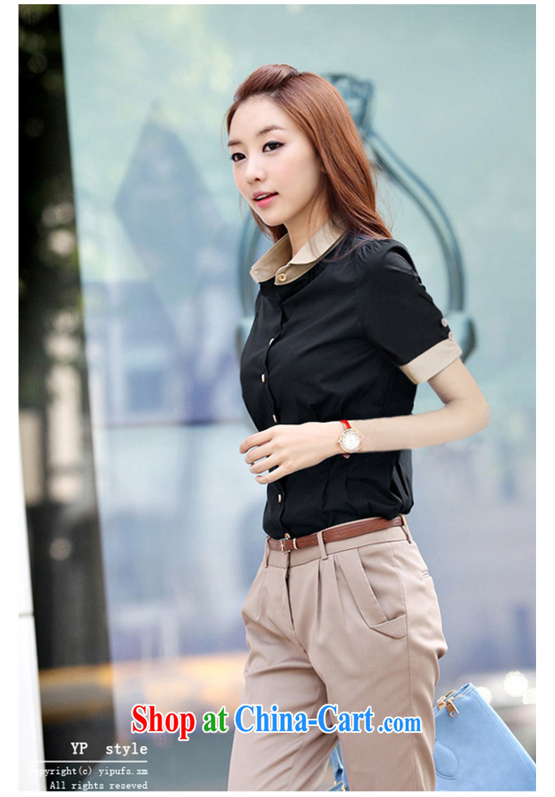 Better Photos, summer 2015 with new short-sleeved shirt female Korean dolls shirt collar women attire T-shirt blue S pictures, price, brand platters! Elections are good character, the national distribution, so why buy now enjoy more preferential! Health