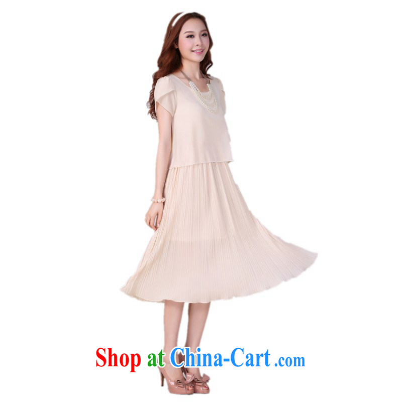 The delivery package mail: Intensify, summer dress snow woven skirts Bohemia, solid color short-sleeved thick mm beach skirt 100 hem dresses video slim blue 4 XL 165 - 180 jack, land is still the garment, and shopping on the Internet