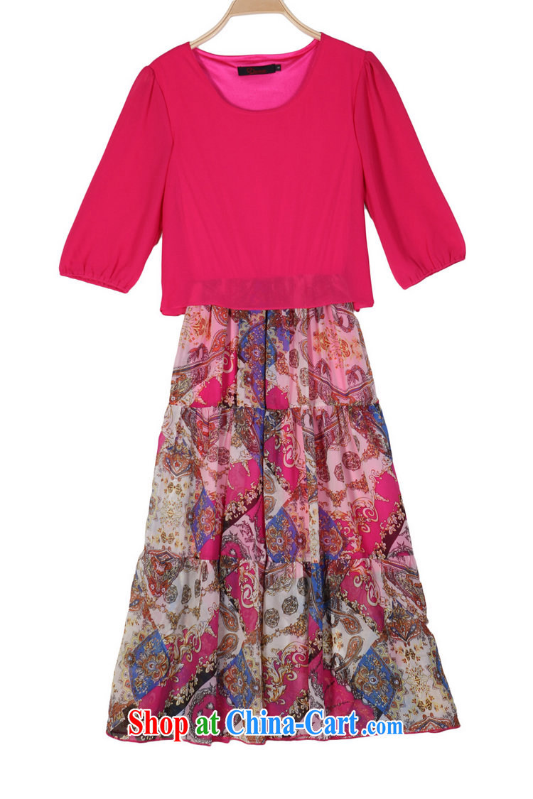 XL dress dresses 2015 summer new stylish bohemian stamp beach skirts leisure centers mm resort long skirt snow skirt woven cuff in the red 4 XL 160 - 175 Jack pictures, price, brand platters! Elections are good character, the national distribution, so why buy now enjoy more preferential! Health