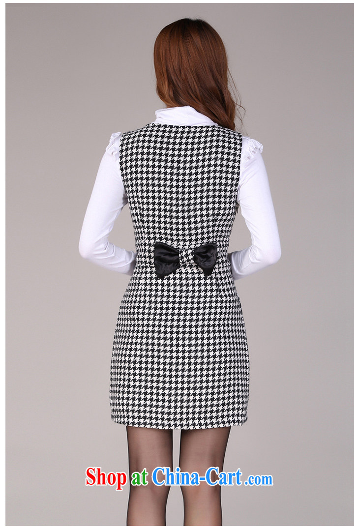 The delivery package as soon as possible the 2014 autumn and winter with new hot classic 1000 bird grid gross? dresses and ventricular hypertrophy, commuter vest solid skirt m thick black are code 90 - 115 Jack pictures, price, brand platters! Elections are good character, the national distribution, so why buy now enjoy more preferential! Health