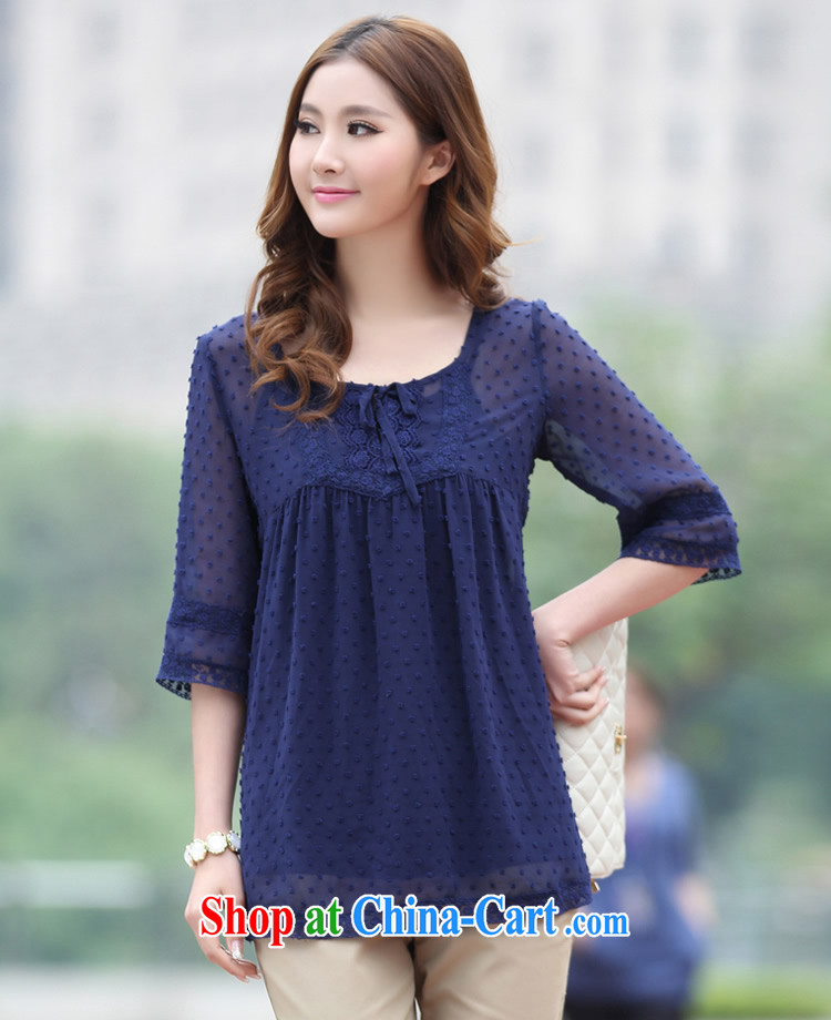Donald Rumsfeld, the 2015 thick MM summer new Korean version the code female snow woven shirts shirt girls blue 4 XL pictures, price, brand platters! Elections are good character, the national distribution, so why buy now enjoy more preferential! Health