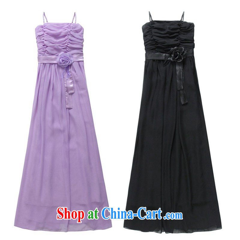 The delivery package as soon as possible the XL dresses upscale beauty long skirt small dress evening dress the code snow woven skirt thick mm video thin sister bridesmaid wedding purple XL 3 155 - 170 jack, land is still the Yi, the Code women, shopping on the Internet