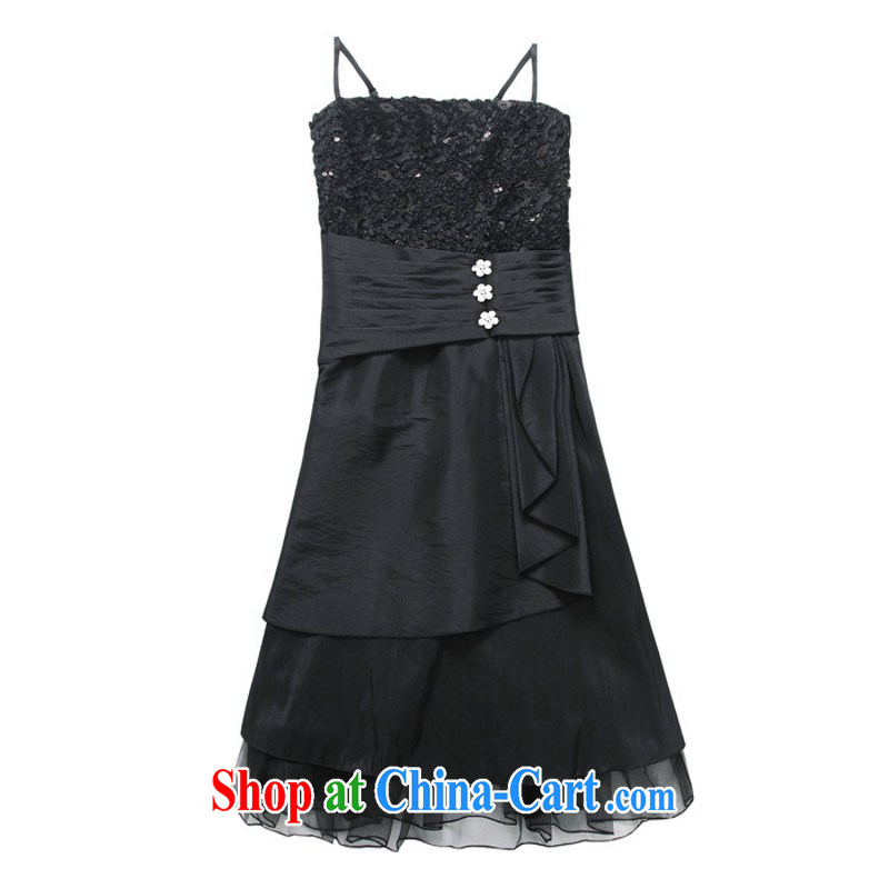 The delivery package as soon as possible e-mail XL ladies' dresses high light drill bare chest straps dress Evening Dress small thick mm wedding dresses black annual XL 3 155 - 180 jack, land is still the garment, shopping on the Internet