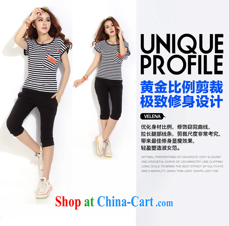 The multi-drop-down 2015 female Leisure package summer short-sleeved Leisure package girls summer beauty streaks, Yi package uniforms sportswear Leisure package orange and white striped XXL code pictures, price, brand platters! Elections are good character, the national distribution, so why buy now enjoy more preferential! Health