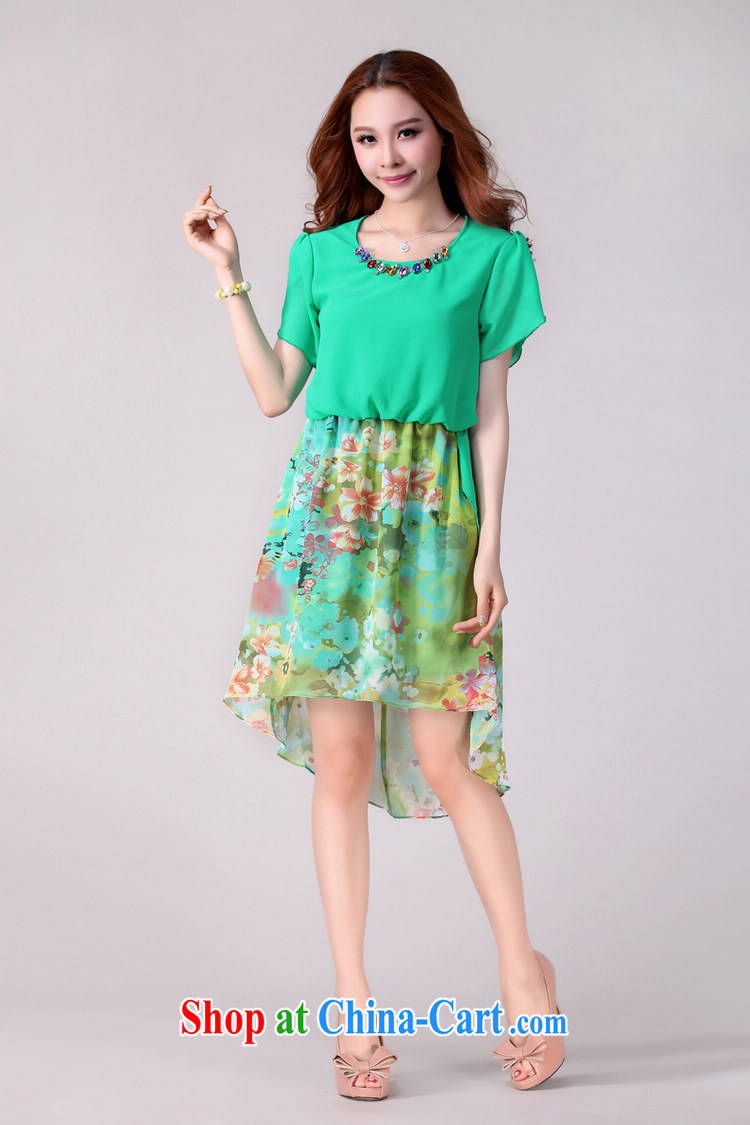 Constitution Yi XL dresses 2015 summer new Snow woven short-sleeved skirt thick sister beach skirts thick mm Bohemia stamp duty holiday skirt blue 2 XL 130 - 140 Jack pictures, price, brand platters! Elections are good character, the national distribution, so why buy now enjoy more preferential! Health
