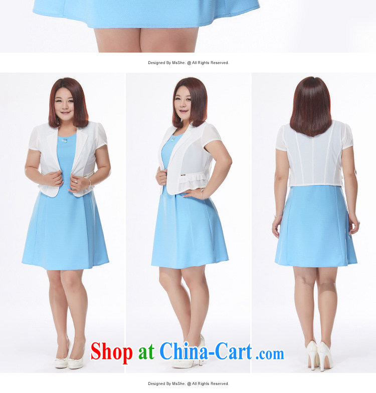 MSSHE XL women summer 2015 new thick mm video thin OL short-sleeved V collar cardigan small, shoulder jacket 3522 white 2XL pictures, price, brand platters! Elections are good character, the national distribution, so why buy now enjoy more preferential! Health