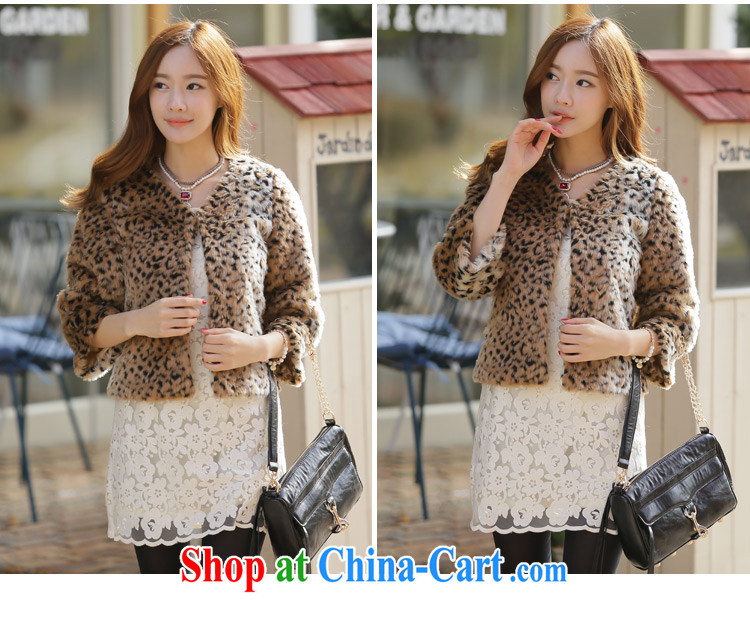 The delivery package as soon as possible the European big fashion style Leopard fur 7 cuff video thin XL OL commuter shawl Koosh jacket graphics thin and color 3 XL 155 - 175 Jack pictures, price, brand platters! Elections are good character, the national distribution, so why buy now enjoy more preferential! Health