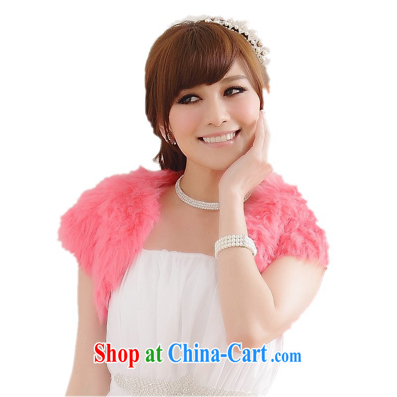 The delivery package as soon as possible e-mail wedding party sweet 100 a shawl Koosh, shoulder XL shoulder warm fur jacket cardigan thick mm short-sleeved white 3XL 150 - 165 jack, land is still the garment, shopping on the Internet