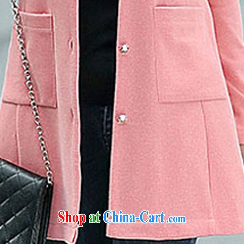 Alice Ho Miu Ling Nethersole maple 2014 autumn and winter with the Code focused on girls in long knitting cardigan dress jacket 7104 #pink 1026 L, maple, and shopping on the Internet