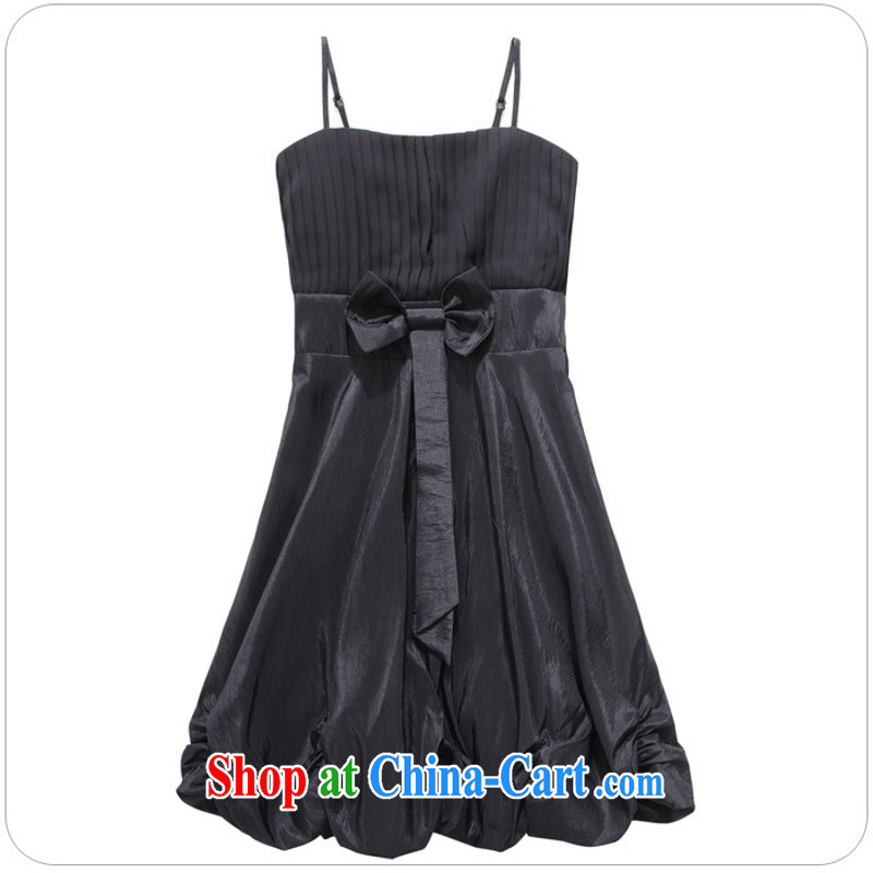 XL dress dresses 2015 summer, the only American Princess the hem wiped their bra straps dresses and stylish evening dress small lanterns skirt black 3 XL 155 - 170 jack, land is still the garment, shopping on the Internet