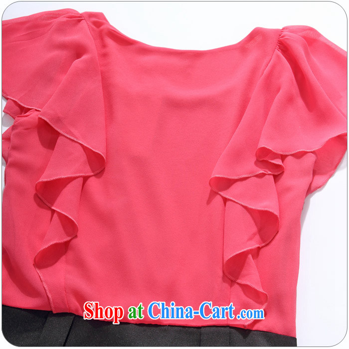 The delivery package as soon as possible e-mail XL ladies dress ladies fashion OL short skirt flouncing cuff stitching small A setup package and dresses thick mm video thin skirt peach XL 3 150 - 165 Jack pictures, price, brand platters! Elections are good character, the national distribution, so why buy now enjoy more preferential! Health