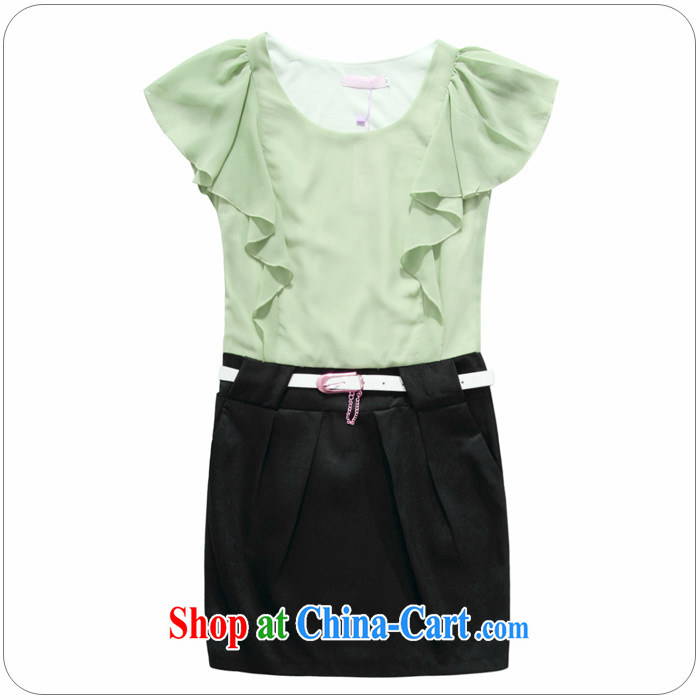 The delivery package as soon as possible e-mail XL ladies dress ladies fashion OL short skirt flouncing cuff stitching small A setup package and dresses thick mm video thin skirt peach XL 3 150 - 165 Jack pictures, price, brand platters! Elections are good character, the national distribution, so why buy now enjoy more preferential! Health