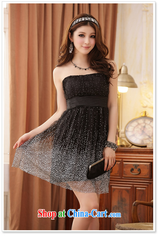 XL dress dresses 2015 summer new Mini super star dot strap with small dress thick mm video thin evening dress bridesmaid dress code is dress black 2 XL 135 - 155 Jack pictures, price, brand platters! Elections are good character, the national distribution, so why buy now enjoy more preferential! Health