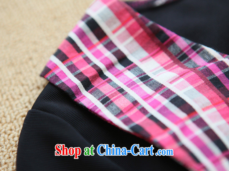 The e-mail package is indeed the XL 2015 new sweet tartan bow short-sleeved dresses thick mm video thin beauty larger skirt black 3 XL 170 - 185 Jack pictures, price, brand platters! Elections are good character, the national distribution, so why buy now enjoy more preferential! Health