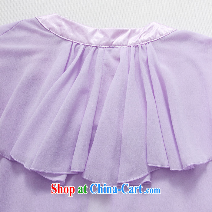 Constitution and clothing increased, women 2015 New Irregular snow woven shirts flouncing off drill air-conditioning T-shirts, shoulder loose the fat T-shirt on the shirt small purple large XL 3 155 - 180 Jack pictures, price, brand platters! Elections are good character, the national distribution, so why buy now enjoy more preferential! Health