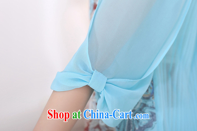 Morning would be spring 2015 new Korean fashion snow woven shirts large, female loose video thin 7 cuff stamp snow woven shirts bowtie cuffs large code snow woven blue 4 XL pictures, price, brand platters! Elections are good character, the national distribution, so why buy now enjoy more preferential! Health