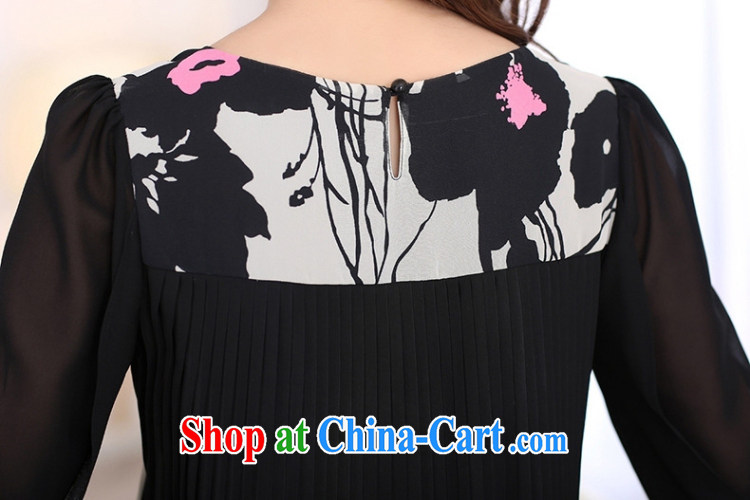 morning concluded 2015 spring new Korean fashion snow woven shirts large, loose video thin ink stamp snow woven shirts loose video thin 7 cuff stamp snow woven T-shirt black 4XL pictures, price, brand platters! Elections are good character, the national distribution, so why buy now enjoy more preferential! Health