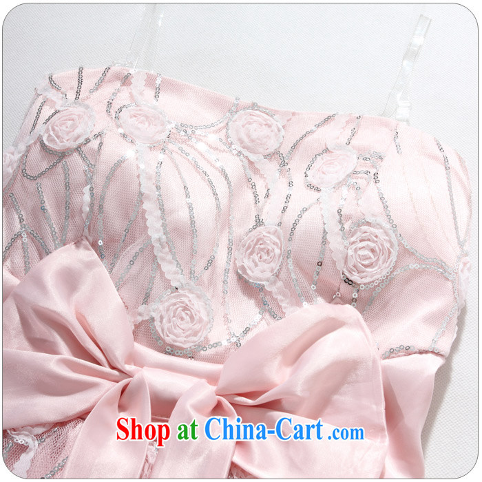The delivery package mail: Intensify, ladies dress thick mm high silk ballet take off their bra straps dress wedding dresses bridesmaid sister small dress pink 3 XL 165 - 185 Jack pictures, price, brand platters! Elections are good character, the national distribution, so why buy now enjoy more preferential! Health