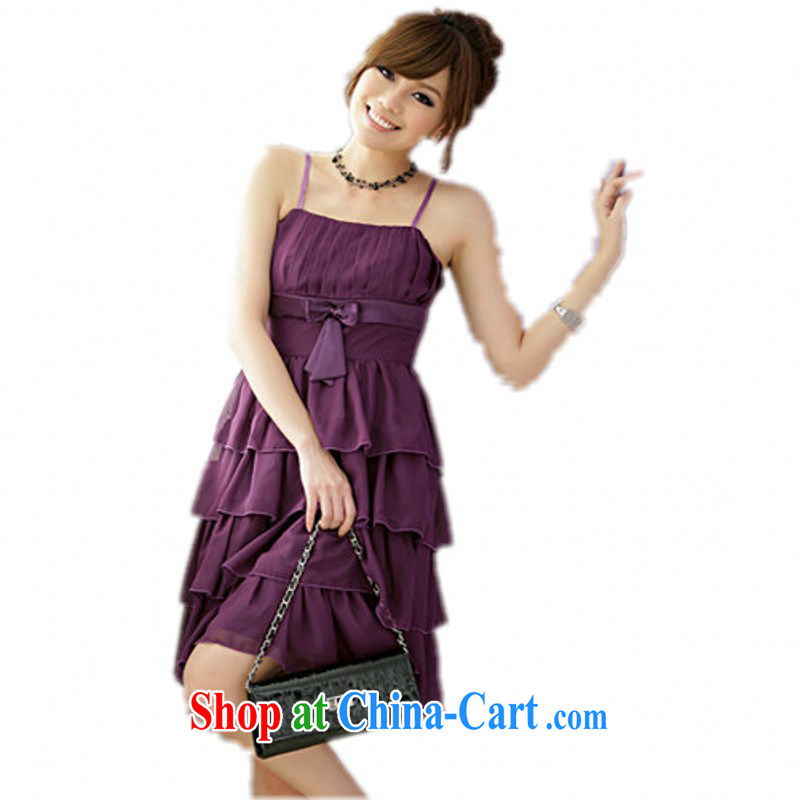 The delivery package as soon as possible e-mail XL female small dress sweet cakes as well as Snow-woven strap dresses thick mm wedding dresses show skirt the code black XL 130 - 145 jack, land is the clothing, online shopping
