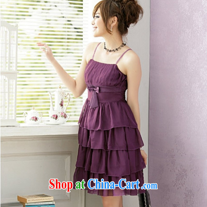The delivery package as soon as possible e-mail XL female small dress sweet cakes as well as Snow-woven strap dresses thick mm wedding dresses show skirt the code black XL 130 - 145 jack, land is the clothing, online shopping
