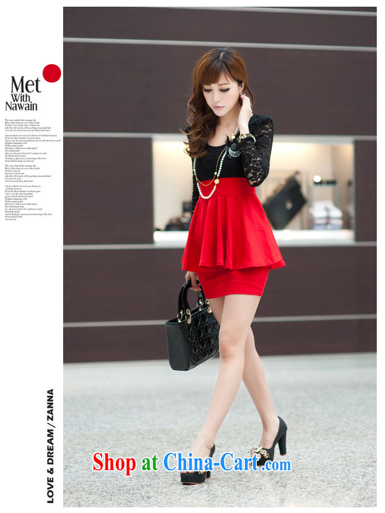 A leaf and indeed increase short skirts Korean Beauty package and long-sleeved further dress black large code XXXXXXL pictures, price, brand platters! Elections are good character, the national distribution, so why buy now enjoy more preferential! Health