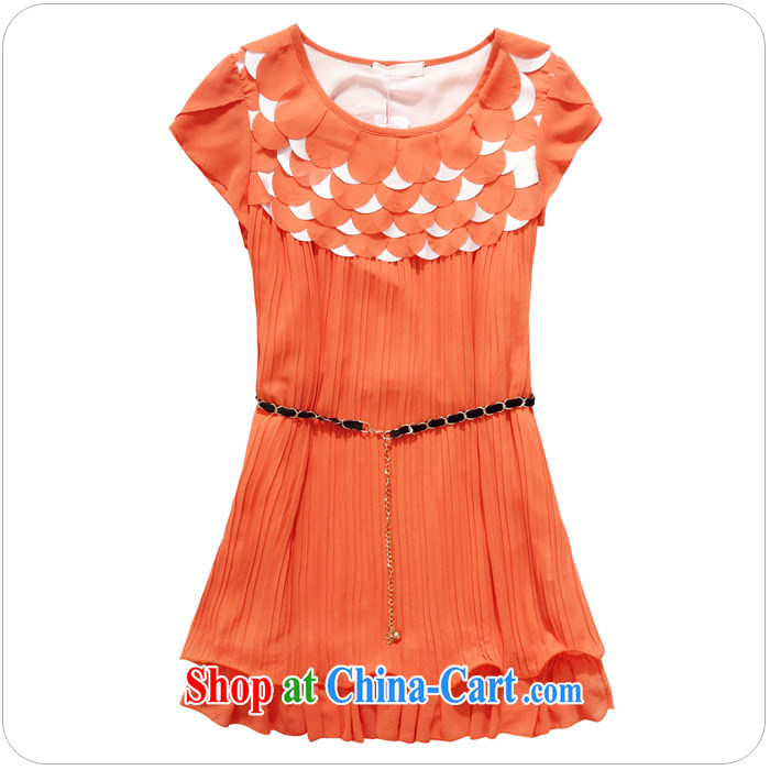 Constitution Yi XL women dresses 2015 Korean version a purely manual car Take round-collar short-sleeve pressure hem loose thick sister Pearl snow woven dresses, with green recommended that you take a small code with pictures, price, brand platters! Elections are good character, the national distribution, so why buy now enjoy more preferential! Health