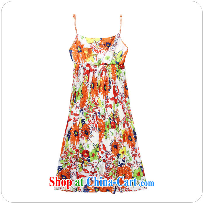 Constitution and clothing increased, women 2015 new thick mm summer bohemian beach skirt Sun take the lace straps skirt stamp duty holiday long skirt orange large XL 3 165 - 185 Jack pictures, price, brand platters! Elections are good character, the national distribution, so why buy now enjoy more preferential! Health
