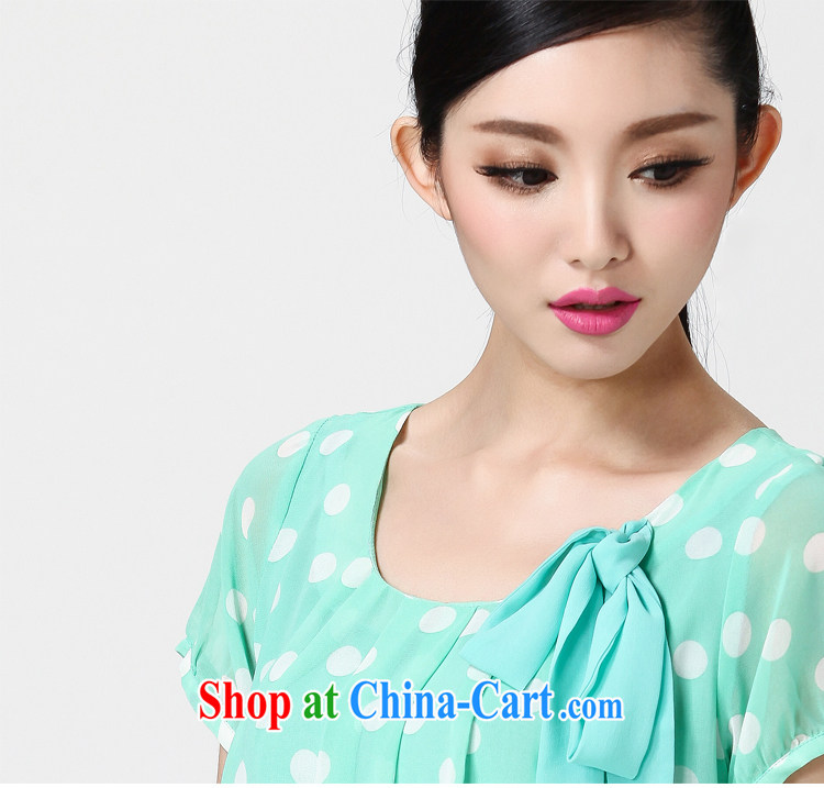 Water with larger female 2014 summer new thick MM graphics thin ice woven sweet short sleeved shirt T S XC 14 1240 scarlet XL pictures, price, brand platters! Elections are good character, the national distribution, so why buy now enjoy more preferential! Health
