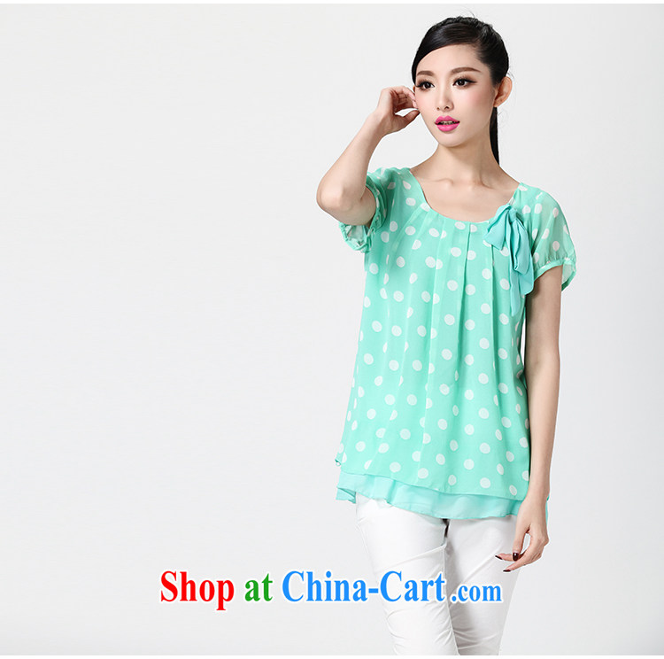 Water with larger female 2014 summer new thick MM graphics thin ice woven sweet short sleeved shirt T S XC 14 1240 scarlet XL pictures, price, brand platters! Elections are good character, the national distribution, so why buy now enjoy more preferential! Health