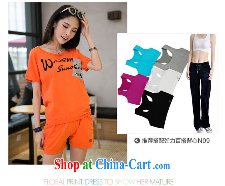 The honey and diverse summer new thick mm maximum code female letters loose short-sleeved T shirts shorts hot pants two-piece women 8532 blue XXL pictures, price, brand platters! Elections are good character, the national distribution, so why buy now enjoy more preferential! Health