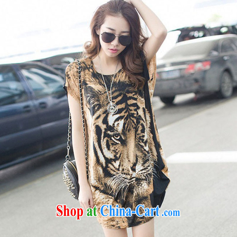 sub-headquarters in summer 2015 New T shirts Tiger stamp leisure loose the code female L 10,020 brown 10,020 are code, sub-headquarters, shopping on the Internet