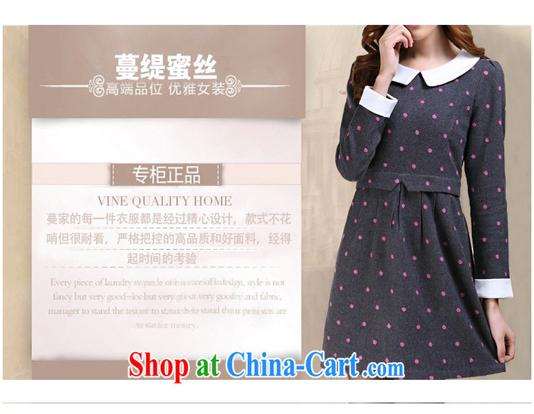 King, female thick MM Load fall 2014 New Wave point dolls for thick long-sleeved sister dresses video thin 3097 large gray code 5 XL pictures, price, brand platters! Elections are good character, the national distribution, so why buy now enjoy more preferential! Health