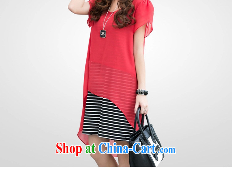 Mephidross economy honey, and indeed increase, female fat mm 2014 new Korean short-sleeved striped two-piece snow woven dresses 3025 red XL pictures, price, brand platters! Elections are good character, the national distribution, so why buy now enjoy more preferential! Health