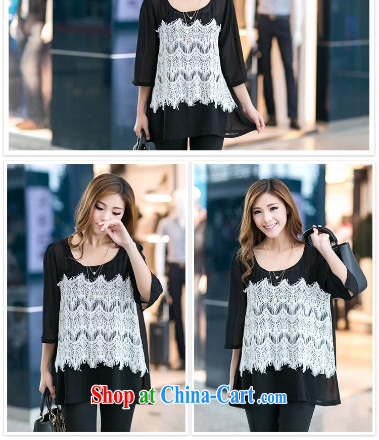 Mephidross economy honey, and indeed increase, female fat mm spring new Korean version with snow T woven shirts 6041 black XXXL pictures, price, brand platters! Elections are good character, the national distribution, so why buy now enjoy more preferential! Health