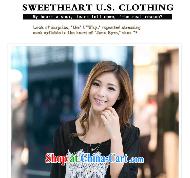 Mephidross economy honey, and indeed increase, female fat mm spring new Korean version with snow T woven shirts 6041 black XXXL pictures, price, brand platters! Elections are good character, the national distribution, so why buy now enjoy more preferential! Health