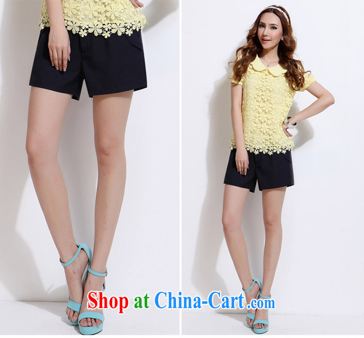 The honey beauty mm thick larger women summer is indeed the greater Korean really pocket video thin ice woven shorts trousers, women 8569 black L pictures, price, brand platters! Elections are good character, the national distribution, so why buy now enjoy more preferential! Health