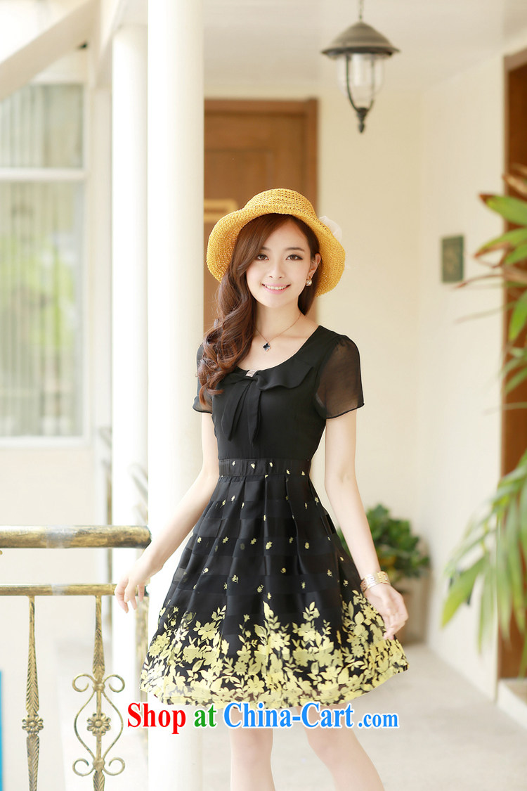 The Ju-Yee Nga Korean floral snow woven dresses summer skirt thick MM 5 XL larger women's clothing dresses YX 39,582 white 5 XL pictures, price, brand platters! Elections are good character, the national distribution, so why buy now enjoy more preferential! Health