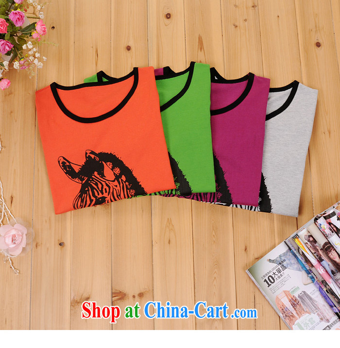 Solabe/the Addis Ababa mm thick spring/summer new Korean cute zebra loose T pension side-pocket 7538 orange XXL pictures, price, brand platters! Elections are good character, the national distribution, so why buy now enjoy more preferential! Health