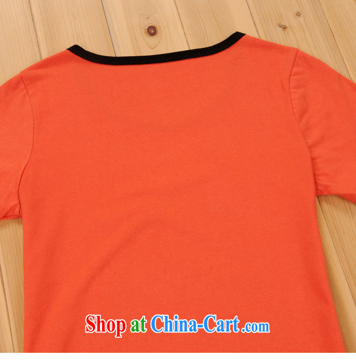 Solabe/the Addis Ababa mm thick spring/summer new Korean cute zebra loose T pension side-pocket 7538 orange XXL pictures, price, brand platters! Elections are good character, the national distribution, so why buy now enjoy more preferential! Health