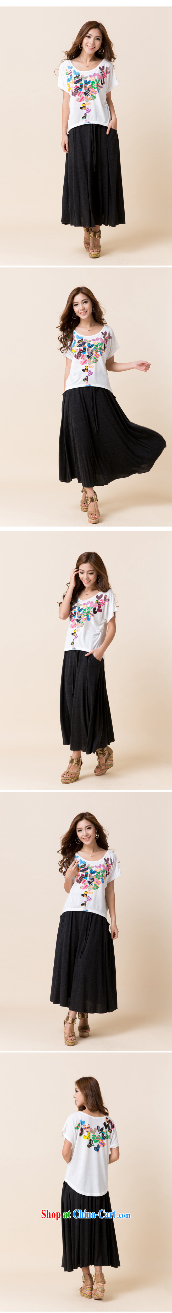 Solabe/the Addis Ababa women mm thick summer new Korean lax round-collar bat short-sleeved lovely color love T pension white XL pictures, price, brand platters! Elections are good character, the national distribution, so why buy now enjoy more preferential! Health