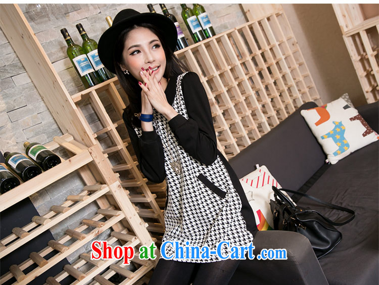 The honey beauty mm thick larger female graphics thin style New American and European Big van 1000 birds, long-sleeved dresses women 8931 black XXXL pictures, price, brand platters! Elections are good character, the national distribution, so why buy now enjoy more preferential! Health