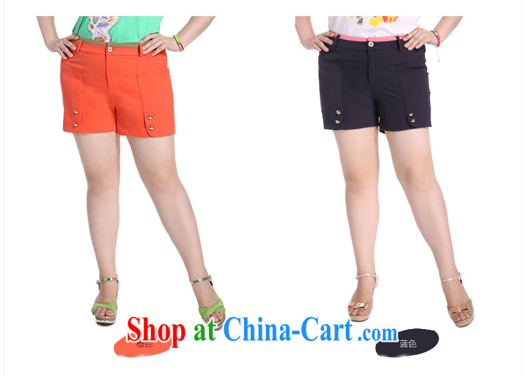 Slim Li-su summer 2014 new, larger female commuter aura collision color spell engaged in ground 100 leisure shorts Q 3536 blue XXXXXL pictures, price, brand platters! Elections are good character, the national distribution, so why buy now enjoy more preferential! Health