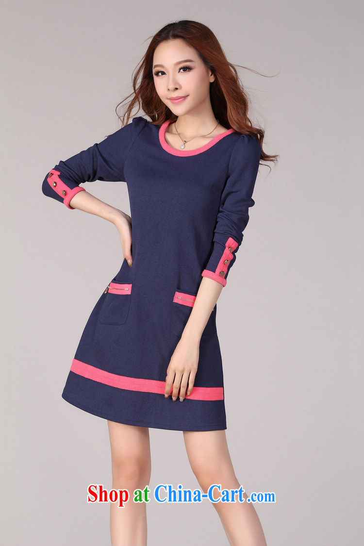 I can't thin (NOS) to increase, female long-sleeved multi-pocket long cotton long-sleeved dresses Y 20,531 large blue code 3XL 150 Jack the following pictures, price, brand platters! Elections are good character, the national distribution, so why buy now enjoy more preferential! Health
