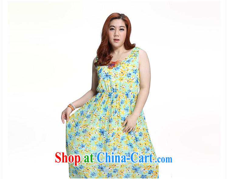The hers summer 2014 new larger graphics Thin women attractive V ares for Bohemia, long skirt Elasticated waist sleeveless ice woven dresses Q 3976 green L pictures, price, brand platters! Elections are good character, the national distribution, so why buy now enjoy more preferential! Health