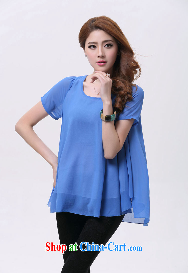 Morning would be 2015 summer Korean version of the greater code female new minimalist loose round-collar female elegant lightweight and stylish bubble cuff leave two woven blue 3 XL recommendations 150 - 165 Jack pictures, price, brand platters! Elections are good character, the national distribution, so why buy now enjoy more preferential! Health