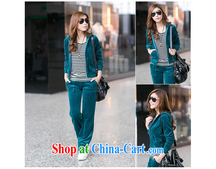 King, female thick mm spring loaded 2014 New Leisure package, wool campaign cap sweater two-piece 8009 Lake blue XXXL pictures, price, brand platters! Elections are good character, the national distribution, so why buy now enjoy more preferential! Health