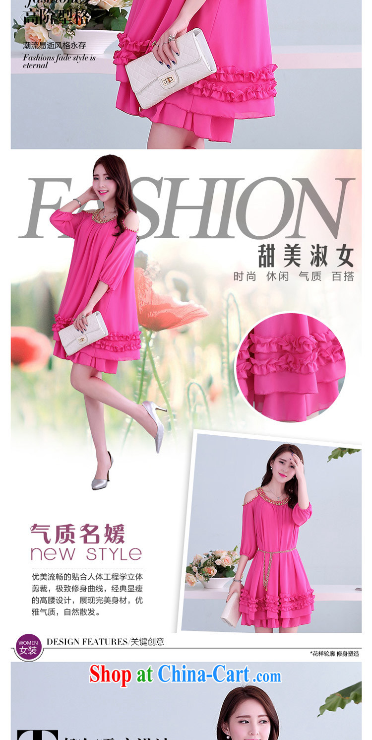 In short, will be the 2015 summer new thick MM female and indeed increase, your shoulders short-sleeved rivet snow woven lace graphics thin dress of female Red XXL (160 - 190 ) jack pictures, price, brand platters! Elections are good character, the national distribution, so why buy now enjoy more preferential! Health